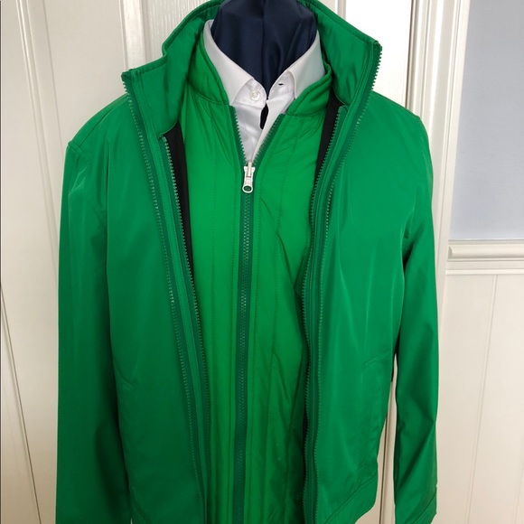 michael kors vest mens green